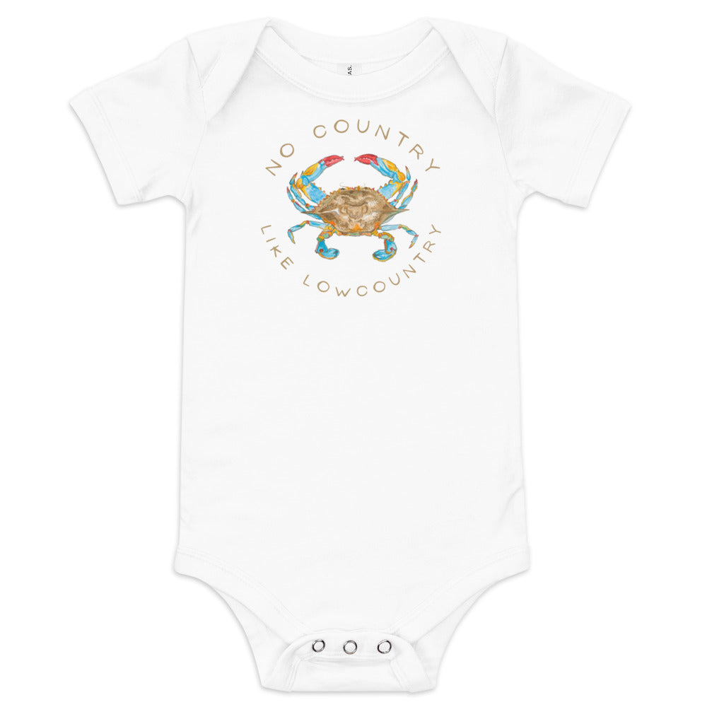 Blue Crab Baby Onesie